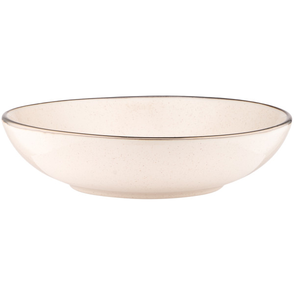 Тарілка супова ARDESTO Emilia, 820мл, 20см, кераміка, бежевий