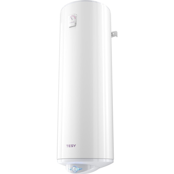 Водонагрівач електр. TESY Anticalc Slim круглий слім GCV 803824D B14 TBRC, 80л, 2,4кВт, сухий тен, мех. кер-ння, C білий