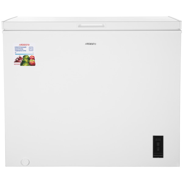 Морозильна скриня ARDESTO, 249л, А++, ST, інв., диспл зовн., режим холодильника, білий