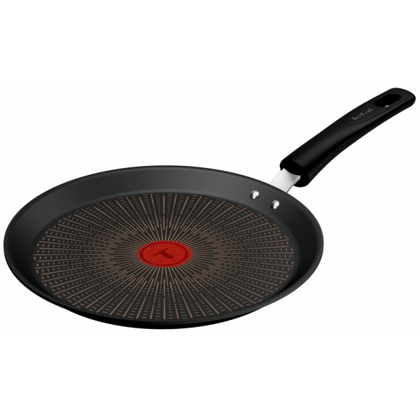 Сковорода для млинців Tefal Excellence Fusion, 25см, алюміній, бакеліт, чорний