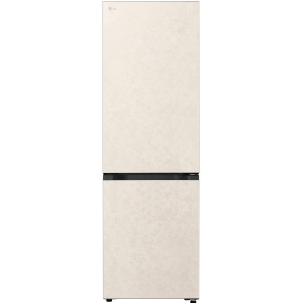 Холодильник LG з нижн. мороз., 186x60х68, холод.відд.-220л, мороз.відд.-113л, 2дв., E, NF, інв., диспл внутр., зона св-ті, бежевий