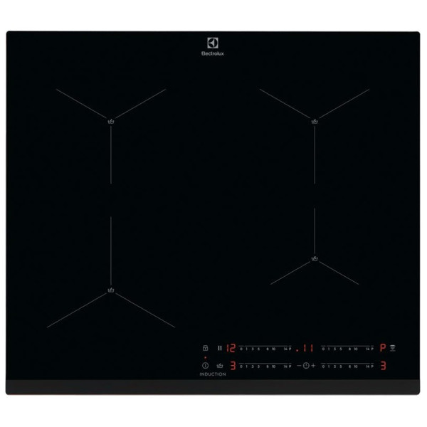 Варильна поверхня Electrolux індукційна, 60см, датчик кипіння, Hob2Hood, чорний
