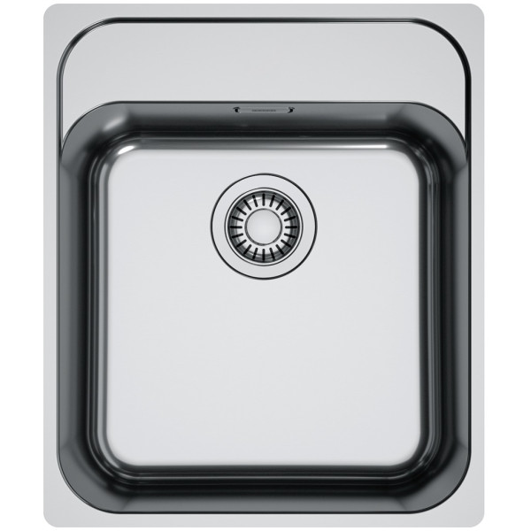 Мийка кухонна Franke Smart, нерж.сталь, прямокутник, без крила, 430х510мм, чаша - 1, монтаж врівень, SRX 210-40 TL, нерж поліров.