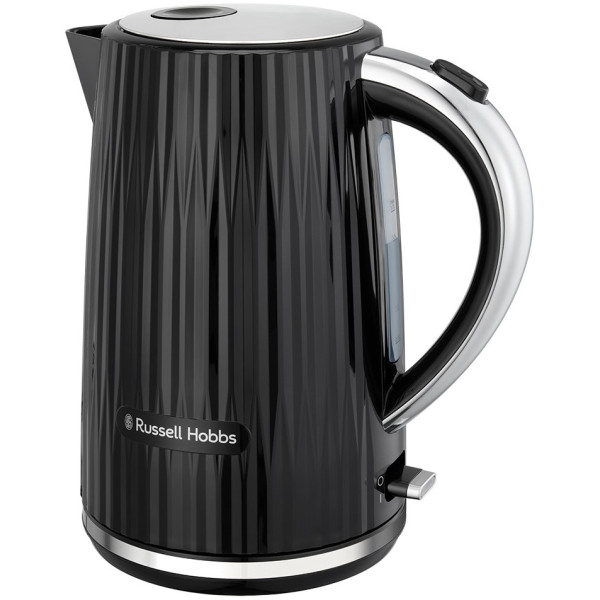 Електрочайник Russell Hobbs Eden, 1.7л, нержавіюча сталь, пластик, чорний