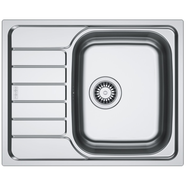 Мийка кухонна Franke Spark, нерж.сталь, прямокутник, з крилом, 620х500х160мм, чаша - 1, накладна, SKL 611-62, нерж декор