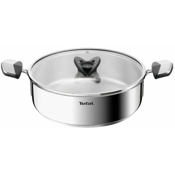 Сотейник Tefal Emotion+, з кришкою, 24см, нержавіюча сталь, бакеліт
