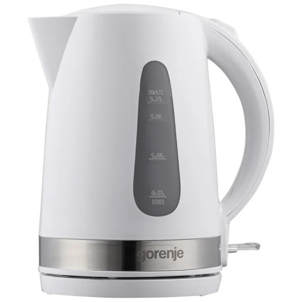Електрочайник Gorenje 1.7л, пластик, білий