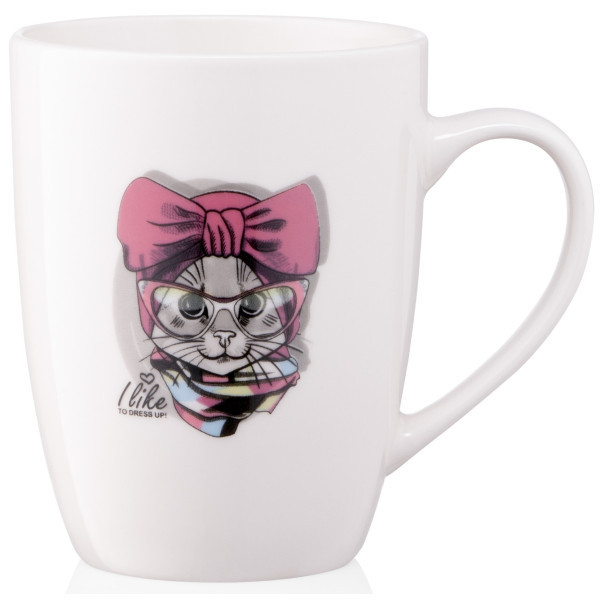 Чашка ARDESTO Charm, 320мл, порцеляна, білий