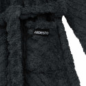 Халат жіночий ARDESTO Zigzag, розмір L/XL, 100% поліестер, сірий