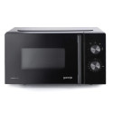 Мікрохвильова піч Gorenje, 20л, мех. керув., 700Вт, гриль, інвертор, чорний