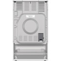 Плита Gorenje електрична склокерамічна, 70л, 50x60см, дисплей, приготування з паром, програматор, білий