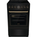 Плита Gorenje електрична склокерамічна, 70л, ExtraSteam, 50x60см, чорний