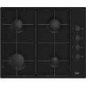 Варильна поверхня Beko газова, 60см, чорний