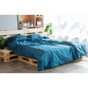 Простирадло ARDESTO Mix&Match, 180х240см, 100% бавовна, сатин, синій