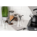 Кемекс для заварювання кави з фільтром ARDESTO Black Mars, 600мл, боросилікатне скло, нержавіюча сталь, прозорий