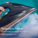 Праска Philips 7500 Series, 3200Вт, 300мл, паровий удар -260гр, постійна пара - 50гр, нерж. сталь, синій