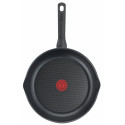 Сковорода з кришкою Tefal Day by Day, 20см, з кришкою, алюміній, бакеліт, скло, чорний