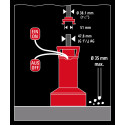 Насос дренажний Einhell Flutset GE-DP 7535 N LL ECO 750Вт, 18500л/год, вис. 9м, глиб. 7м, нержавіюча сталь, 5.7кг