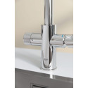 Змішувач для кухні Grohe Blue Pure Minta, довж.виливу - 223мм, поворотний/витяжний, 1+1 фільтр, хром