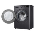 Прально-сушильна машина LG фронтальна, 9(5)кг, 1200, A, пара, 48см, дисплей, пара, інвертор, чорний
