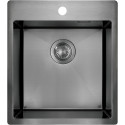 Мийка кухонна Deante OLFATO PRECIOUS, сталь, прямокутник, без крила, 505х450х200мм, чаша - 1, врізна, титан