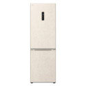 Холодильник LG з нижн. мороз., 186x60х68, холод.відд.-234л, мороз.відд.-110л, 2дв., E, NF, інв., диспл зовн., Fresh Сonverter, Metal Fresh, бежевий