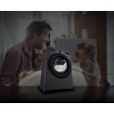 Прально-сушильна машина LG фронтальна, 9(5)кг, 1200, A, пара, 48см, дисплей, пара, інвертор, чорний