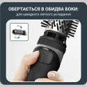 Фен-щітка Rowenta Brush Active, 1000Вт, 3 режими, іоніз-я, хол. обдув, оберт. насадка, 3 насадки, кераміка, чорний