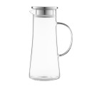 Глечик з кришкою ARDESTO 1400мл, боросилікатне скло, нержавіюча сталь, прозорий