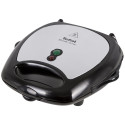 Мультимейкер Tefal Break time 700Вт, тефлон, 3 пластини, корпус-пластик, чорно-сріблястий