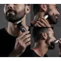 Тример Rowenta Forever Sharp, для бороди і вусів, мережа+акум., роторний мотор, насадок-3, сталь, чорний