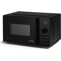 Мікрохвильова піч Gorenje, 20л, електр. керув., 800Вт, гриль, дисплей, 20 програм, інвертор, чорний