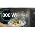 Мікрохвильова піч Gorenje, 20л, електр. керув., 800Вт, гриль, дисплей, 20 програм, інвертор, чорний