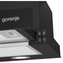 Витяжка Gorenje телескопічна, 60см, 450м.куб/год, чорний