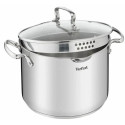 Каструля Tefal Duetto+, з кришкою, 6л, нержавіюча сталь