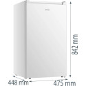 Холодильник Gorenje міні, 85x45х48, холод.відд.-75л, мороз.відд.-7л, 1дв., А++, ST, білий