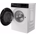 Пральна машина Whirlpool фронтальна, 8кг, 1400, C, 55см, дисплей, пара, інвертор, люк чорний, білий