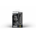 Тример Rowenta Forever Sharp, для бороди і вусів, мережа+акум., роторний мотор, насадок-3, сталь, чорний