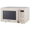 Мікрохвильова піч Panasonic, 25л, сенсор.керув., 800Вт, РК дисплей, молочний
