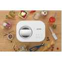 Морозивниця Gorenje 100Вт, чаша-1л, час приготув.-30мін, пластик, білий