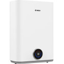 Водонагрівач електр. BOSCH плаский слім Tronic 5500iT, 80л, 1.5кВт, ун. монтаж, електр. кер-ння, Wi-Fi, B, білий