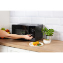 Мікрохвильова піч Gorenje, 20л, мех. керув., 700Вт, гриль, інвертор, чорний