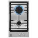 Варильна поверхня Electrolux газова, 30см, чавун, Доміно, нерж