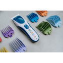 Набір для стрижки WAHL Color Pro Cordless, мережа+акум., гребінець, ножиці, сталь, синій