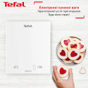 Ваги Tefal кухонні Essential, 5кг, AAAx2 в комплекті, скло, білий