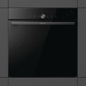 Духова шафа Gorenje електрична, 77л, A+, пара, дисплей, готування на різних рівнях, піроліз, Wi-Fi, чорний