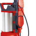 Насос дренажний Einhell Flutset GE-DP 7535 N LL ECO 750Вт, 18500л/год, вис. 9м, глиб. 7м, нержавіюча сталь, 5.7кг