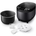 Мультиварка Philips All-in-One 980Вт, чаша-5л, електр. керування , 60 авто. програм, пластик, чорний