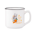 Чашка ARDESTO Cute rabbit, 320мл, порцеляна, білий