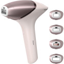 Фотоепілятор Philips Lumea IPL 9900 Series, акумуляторний , кіл-ть спалах.-450000, 2- 4 см2, насадок-4, футляр, рожевий